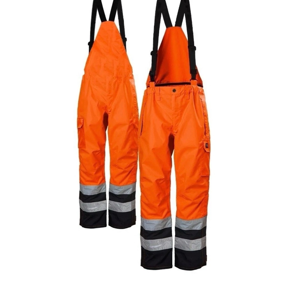 NWT Helly Hansen Workwear Potsdam HiVis Waterproof Bib Pants XL